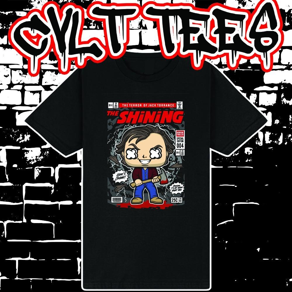 Футболка в стиле обложки комикса «Сияние» с Джеком Торрансом ~ 100% Хлопок Унисекс M