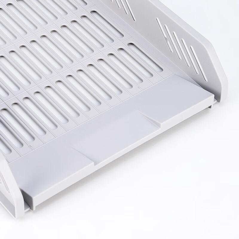 Deli 9209 3-Tier Stackable File Organizer (3-Pack)