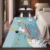 Tappetino Moomin M Carino Stile INS Morbido Pavimento Camera da Letto Casa Tappetino Lavanderia Tappeti Domestici Antiscivolo