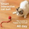 Katzenspielzeugbälle, Bissfest, Selbstunterhaltend, Katzen-Ärgernisbälle, Automatische Spielzeugbälle, Langweilige Gadgets, Intelligentes Haustierspielzeug mit Seilen