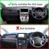 Geschikt voor Mitsubishi Delica D:5 D5 2007-2018 Auto Dashboardmat Dashboard Cover Pad DashMat Zonnescherm Beschermend Tapijt Accessoires