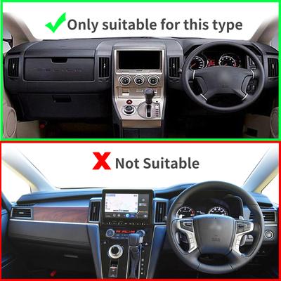 Geschikt voor Mitsubishi Delica D:5 D5 2007-2018 Auto Dashboardmat Dashboard Cover Pad DashMat Zonnescherm Beschermend Tapijt Accessoires