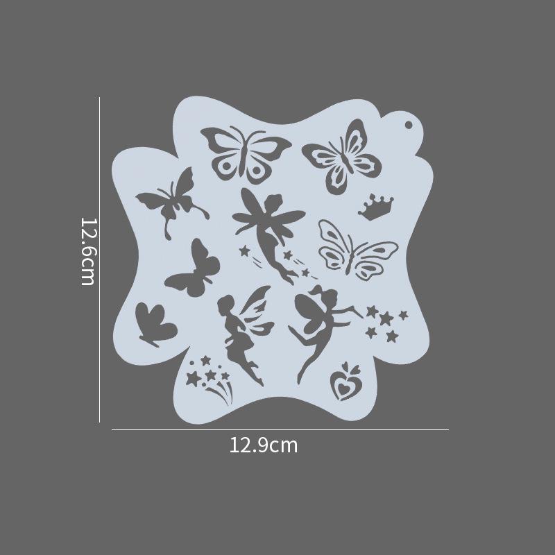 Ancient Style Floral Makeup Template for Children s Stage Face Painting Practice