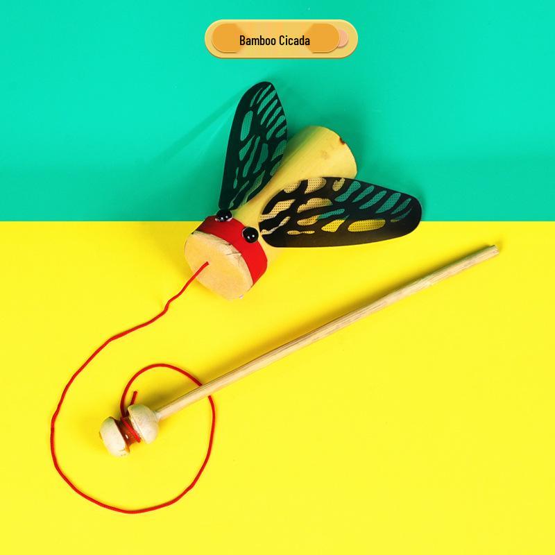 Bamboo Cicada Sound Maker: STEAM Teaching Aid for Kindergarten Science Experiments