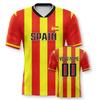 Custom Spain Soccer Jersey Personalized Name Number Football Team Shirt for Men Women Kids Summer Quick Dry Jerseys