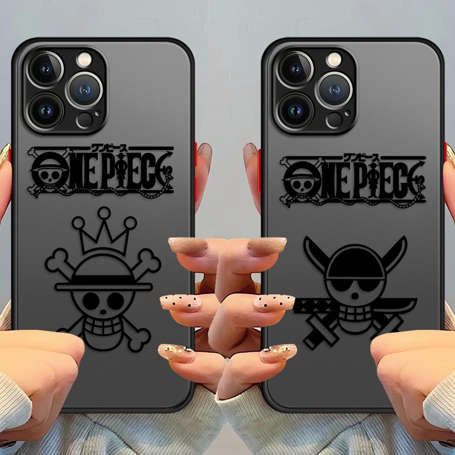 Anime Ones Pieces Logo Case for iPhone 17 Pro Max Air 12 7 8 SE 11 XS XR 13 Mini 15 16 Plus 14 Funda Back Phone Cover
