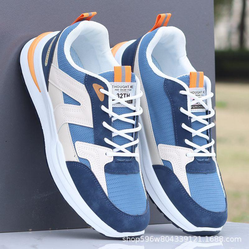 

Мужская спортивная обувь мужская весна-лето 2024 года модная обувь сетчатая повседневная дышащая пара популярная беговая сетчатая обувь 38