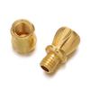 5Pcs/Lot 4.5x11mm Necklace Buckle Spiral Twist Lock Ring Connectors Clasps End Cap for DIY Jewelry Making Accessories