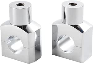 Universal Handlebar Risers/Handlebar Post Spacers - 22mm/25mm Handlebar Diameter Selectable - Handlebar Upgrade/Handlebar Holder - Suitable for Harley