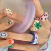 Dropping Process Opening Ring Polka Dot Fashion Jewelry Vintage Ring Korean Style Ring Women Ring
