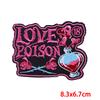 Punk /Horror Movies Embroidered Patches Iron On Patches For Clothing Dinosaur Patch Jackets Jeans Sew Embroidery Stickers Diy 