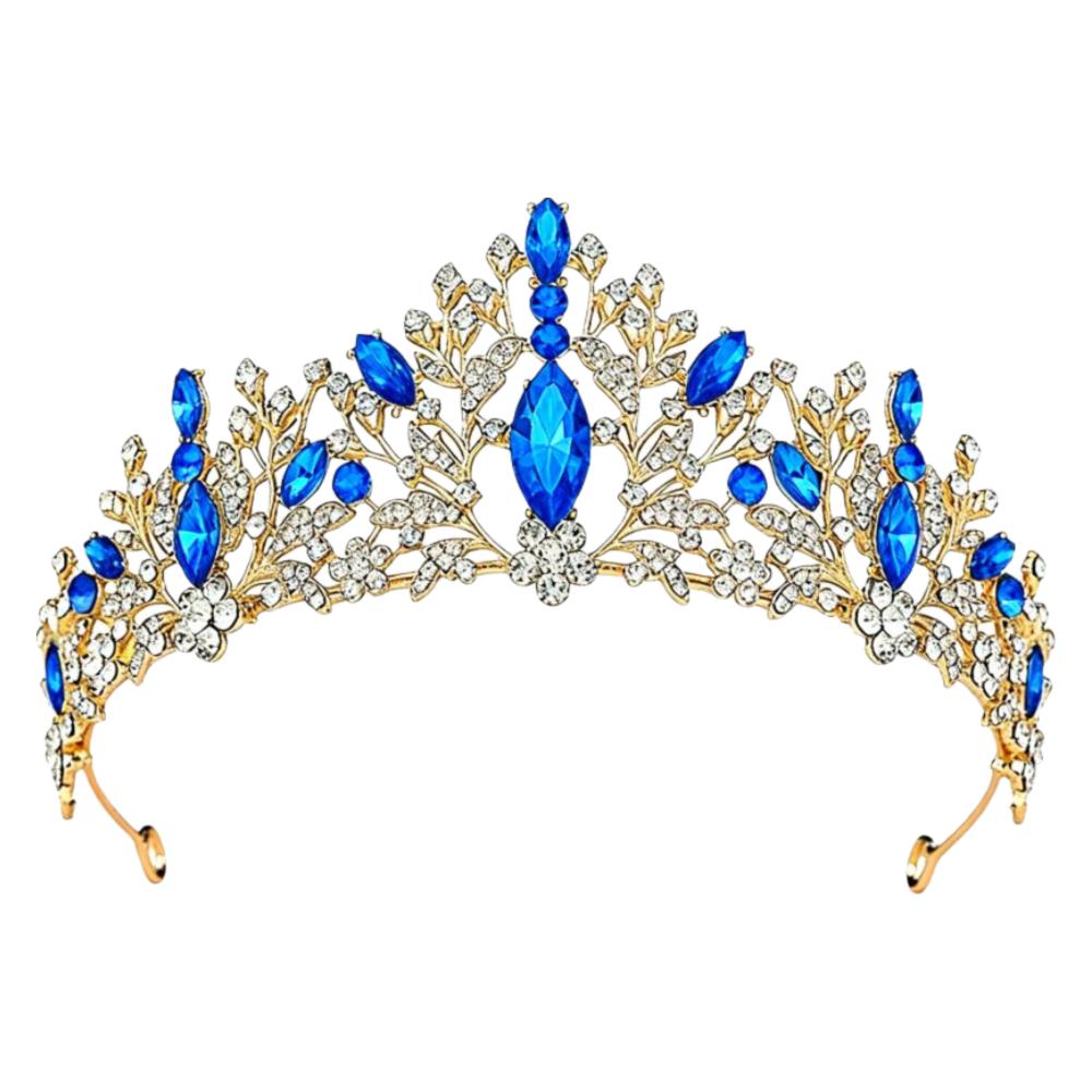 Nowa Królowa Księżniczka Korona z Dżetów Barokowa Vintage Ślubna Opaska do Włosów Akcesoria do Włosów Kryształowa Tiara Weselna Impreza