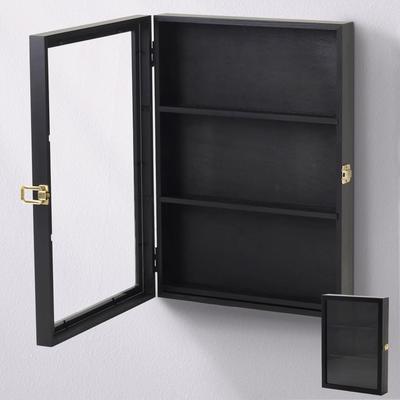 Bonarca Card Display Case Wall Hanging Wall Horizontal 3 Piece Display Case UV Horizontal Stylish Card Collection Case Collection Display Trading Card