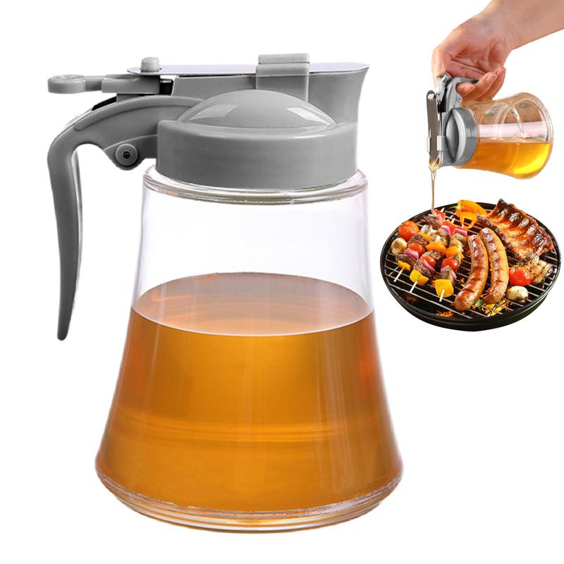New Press-type Bottle BBQ Cooking Oil Dispenser Bottle Kitchen Olive Oil Kitchen Baking Oil Vinegar Bottle