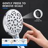 9 Spray High Pressure Handheld Showerhead Set Ionic Shower Head with Hose and Bracket Modern Chrome Bathroom
