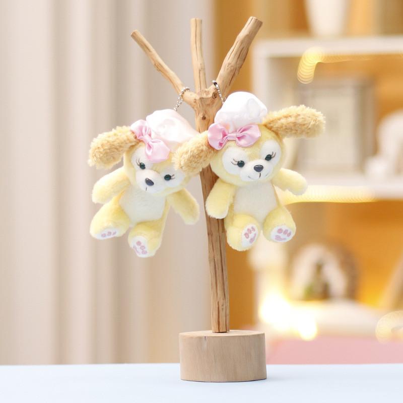 Cute Plush Teddy Bear Keychain Adorable Stuffed Animal Doll Bag Charm Accessory