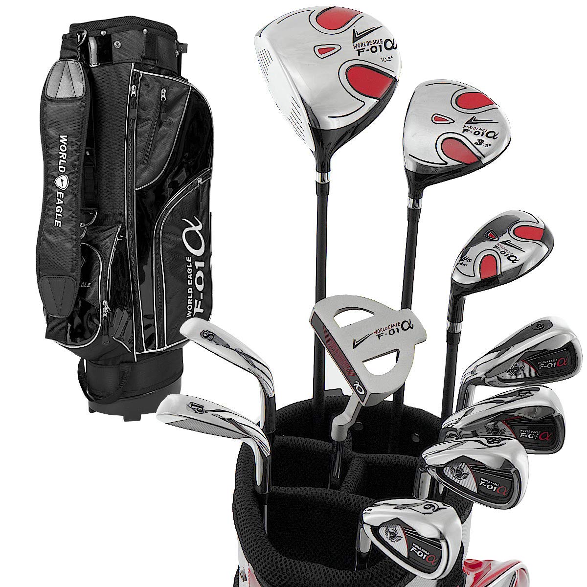 

WORLD EAGLE Golf Club Full Set Left Flex R F-01 Men s WE-J-F-01-MLH-BK чёрный