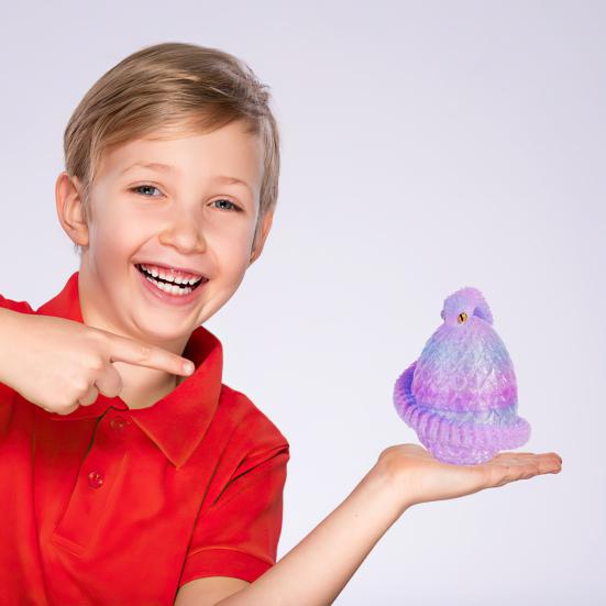 3D Printed Snake Egg Figurine Movable Joints Snake Eggshell Figure Fidget Toy