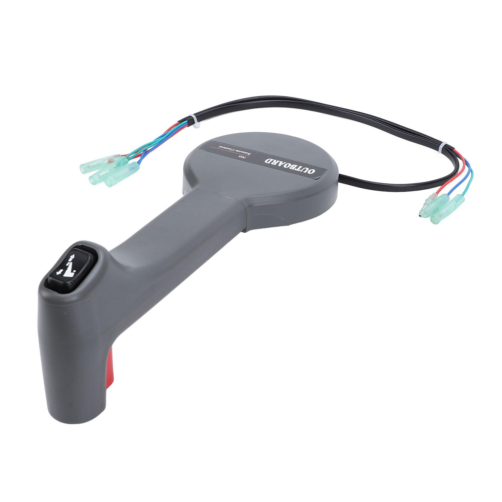 

Ручка блока управления подвесным мотором 703‑48207‑22 Блок дистанционного управления Рычаг газа/реверса с переключателем триммирования для подвесного мотора