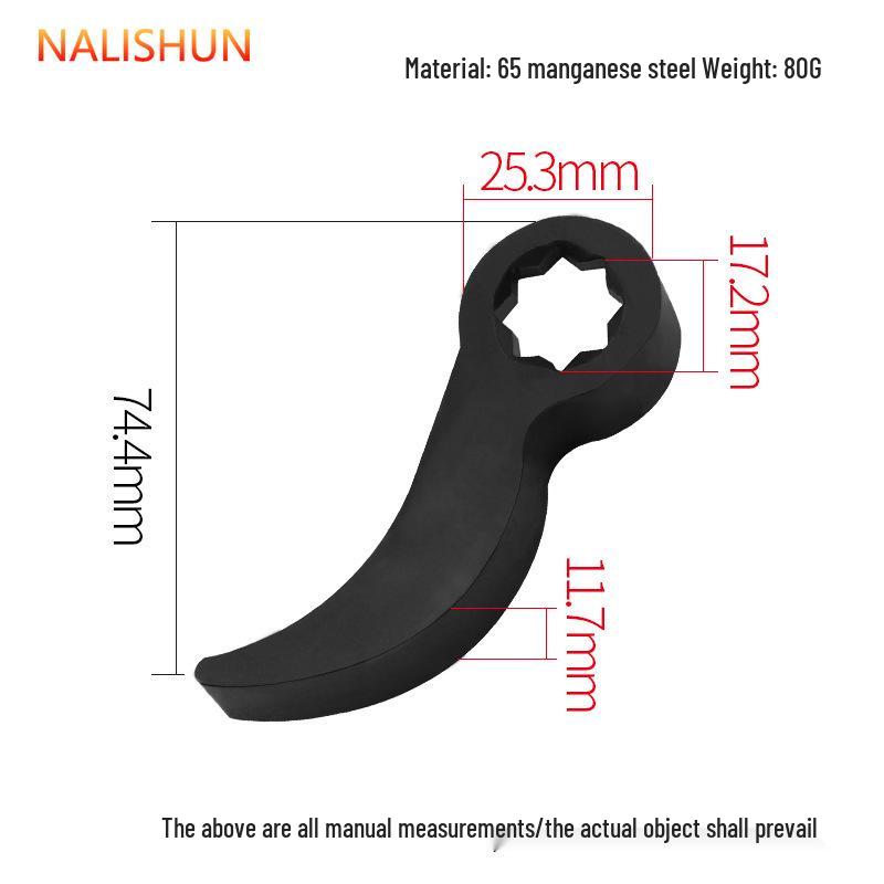Labor-saving Adjustable Crowbar Adapter for Shaft Disassembly