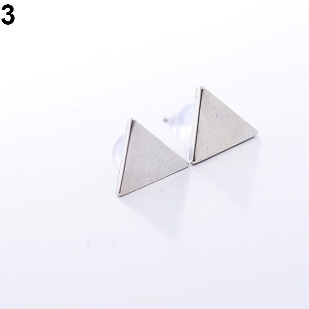 

Женские простые треугольные серьги-гвоздики в стиле панк, вечерние ювелирные изделия для выпускного вечера, женский подарок