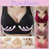 Women Push Up Full Coverage Bra Deep-v Wireless Lace Bra For Comfortable All-day Wear