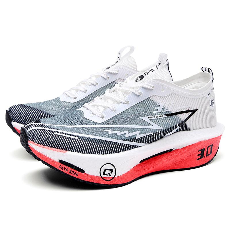 Summer New Hollow Breathable Lightweight Casual Sports Shoes Really Explosive Soft-soled Carbon Board Cushioning Rebound Fitness Running Shoes