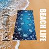 Blue Sea Turtle Beach Towel Ocean Bubble Print Quick Dry Soft Microfiber Bath Towel For Women Kids Summer Gift