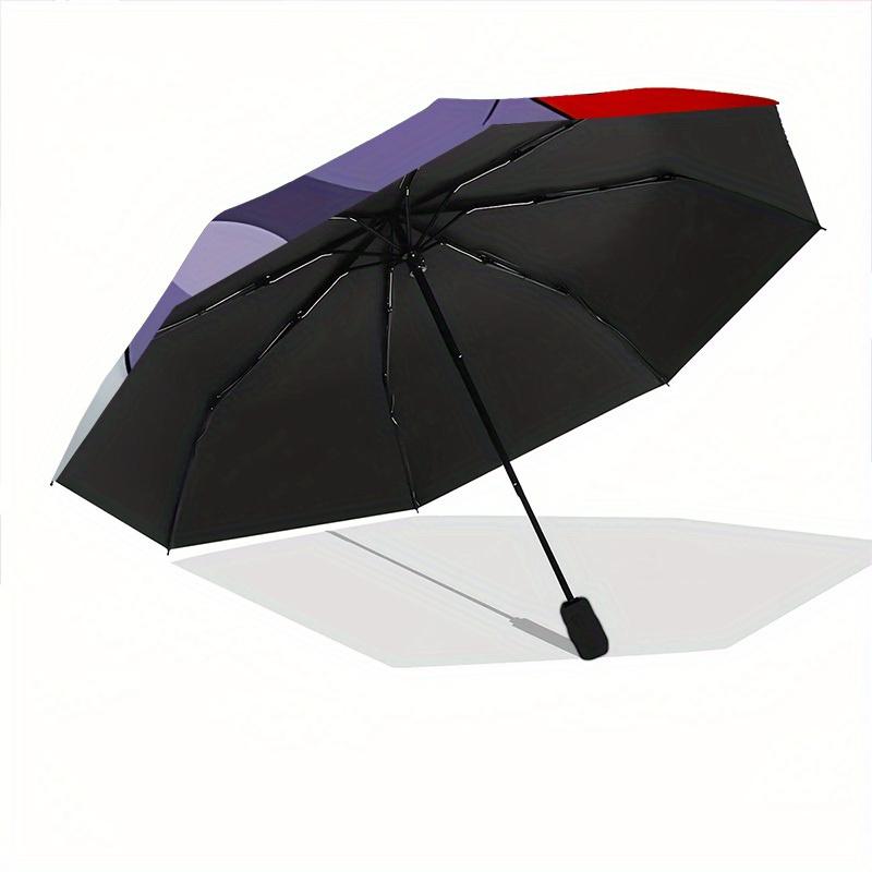 Pokemon Genga Automatic Folding Umbrella with Sturdy Iron Frame, Portable Compact Travel Umbrella All-Season Use Parties009
