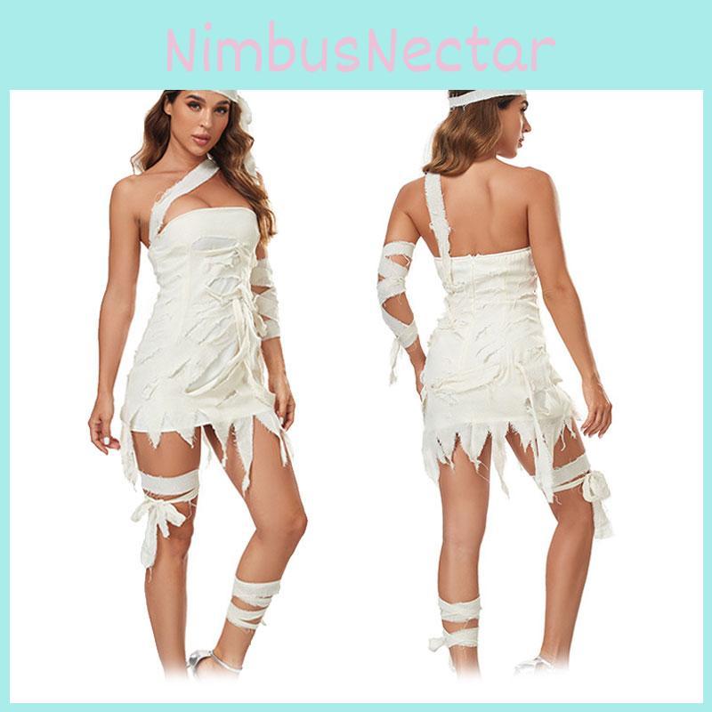 2023 Winter Collection Egyptian Mummy Zombie Costume Dress For Women