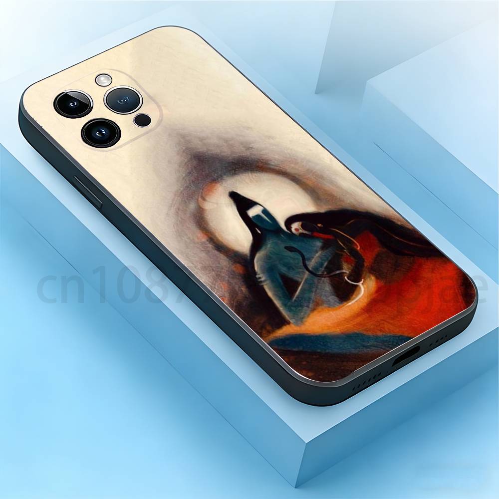

Hazy Portraits Phone Case For iPhone 17,16,15,14,13,12,11,Plus,Pro Max,Mini,Soft Silicone Black Cover iPhone16plus