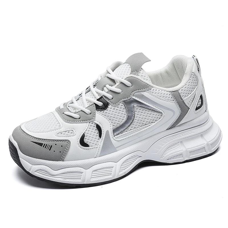 Fashion Normal Leather Big Sole Boot Type Sneakers Low Boots For Women Shoes Large Sizes Sports Trend Lofers College Workout