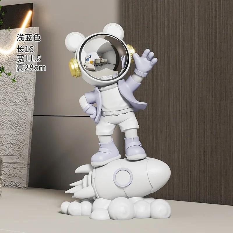 Astronaut Figure Statue Astronauts Sculpture Room Home Decoration Accessories Figurines for Interior living room decoration gift