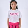 [mardimercredi] Kids T-shirt Flowermardi Duo White Hotpink