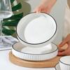 2024 Nordic Ceramic Bowl & Plate Set: New Collection for Personal Use