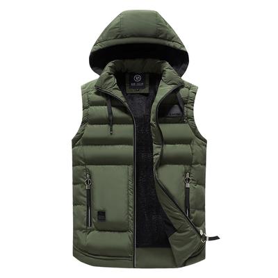 Men Winter Vest Male Thick Warm Waistcoat Cotton Casual Soft Vests Mens Windproof Sleeveless Jacket Parkas