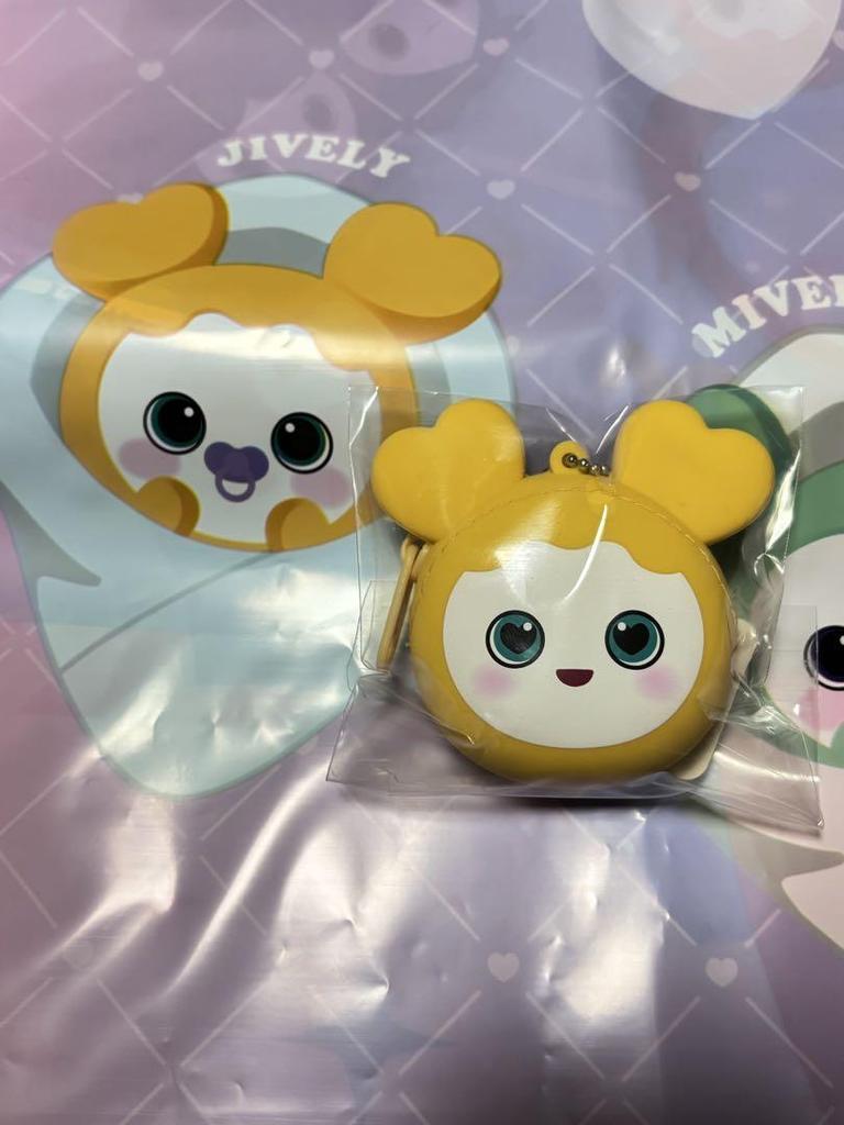 [USED] TWICE LOVELYS Silicone Mini Wallet BABY LOVELYS Jihyo