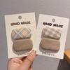 Korean Style Fabric Luxury Hair Clips - Gentle On Hair, Perfect for Girls' Bangs