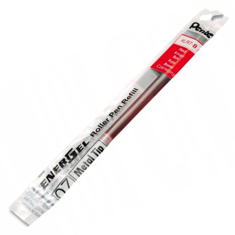 Wkład Do Pióra Kulkowego Pentel Energel Bl57 Bl77  Czerwony Lr7-B