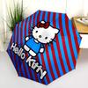 Hello Kitty  pattern, automatic folding umbrella, portable and foldable design, 8 ribs, a Christmas or birthday gift.