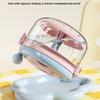 Portable Invisible Braces Storage Case Teeth Care Manual Centrifugal Cleaning Denture Bath Box Double Seal