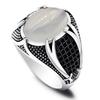 New European and American Retro Two Scimitar Men's Ring