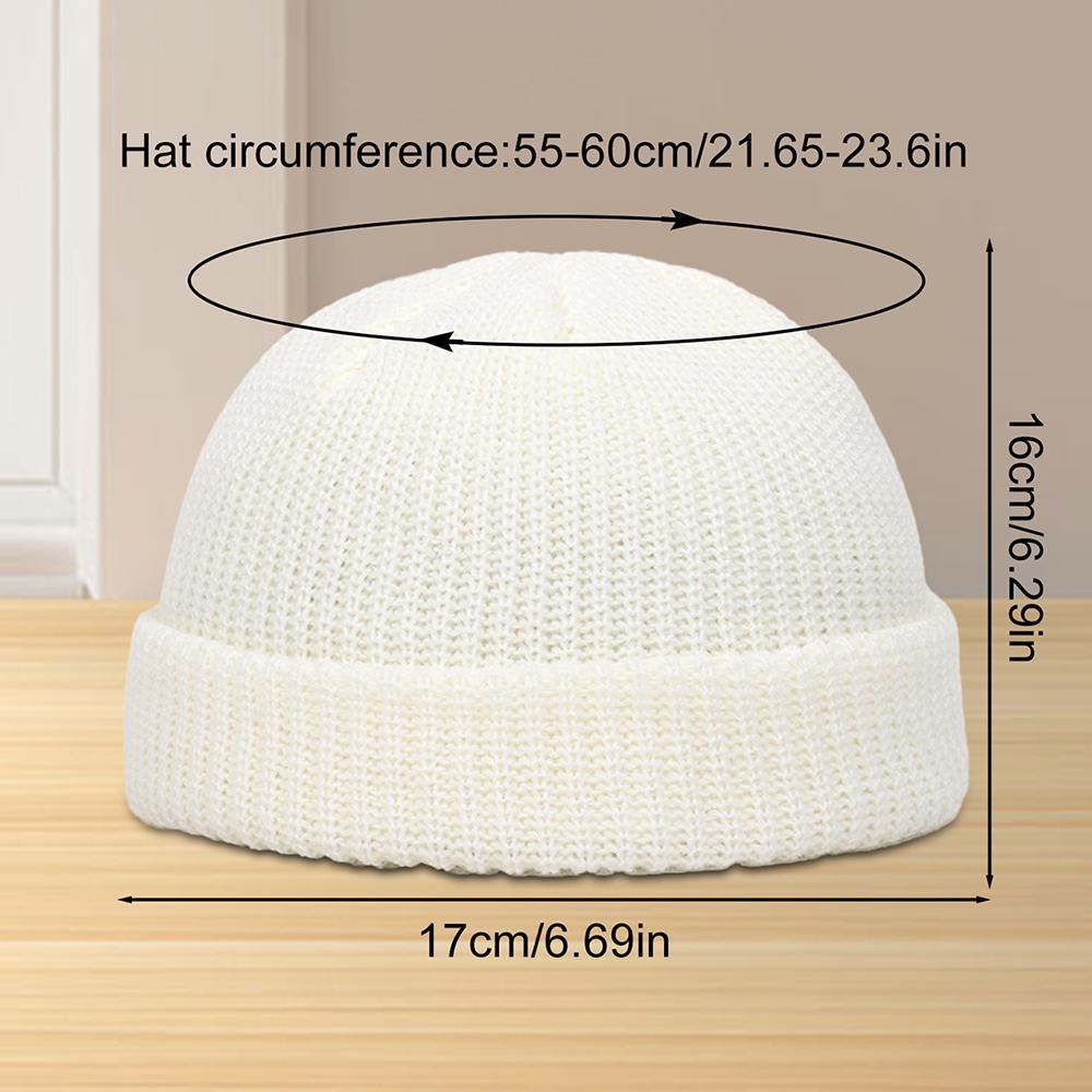 Autumn and Winter Solid Color Versatile Knitted Hat for Men and Women Ear Protection, Suitable for Outdoor Sports and Warmth