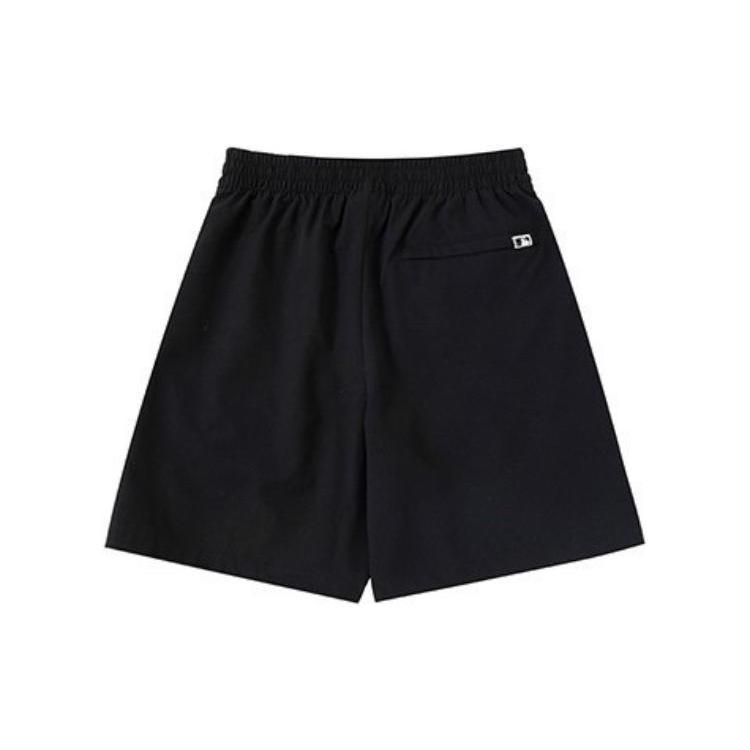 New MLB Casual Shorts Unisex Black 3ASMB0233-50BKS