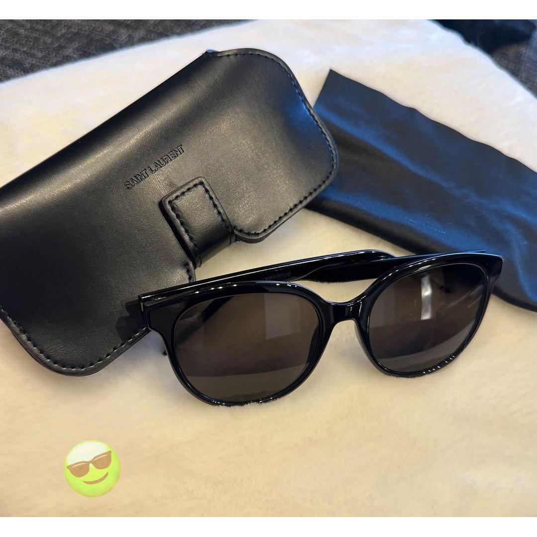 Used SAINT LAURENT Sunglasses case with glasses cloth