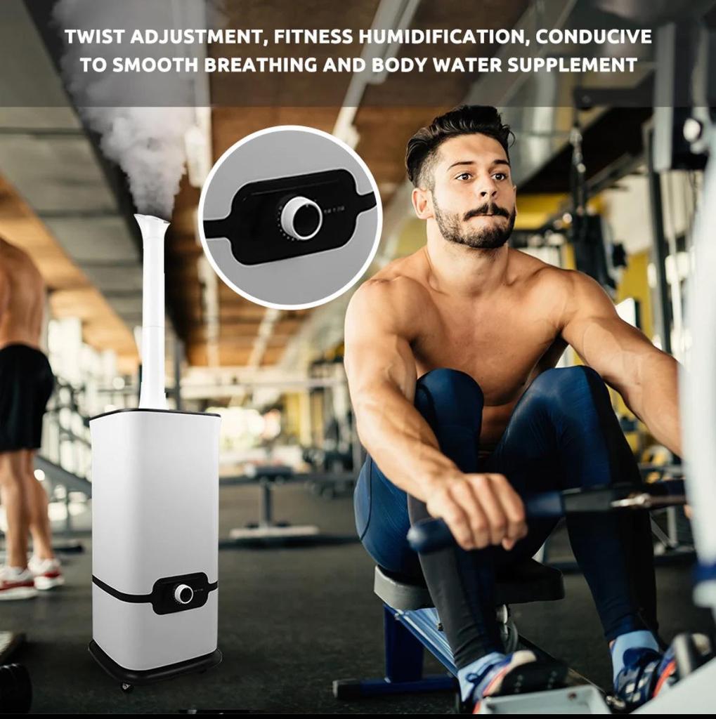 16L Industrial Ultrasonic Humidifier - High Mist Volume, CE Certified, English Version