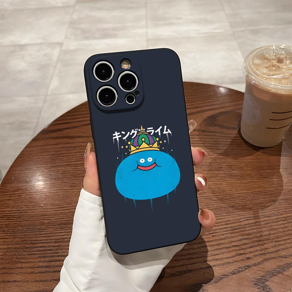 D-Dragon Quest Slime Phone Case For 17 Pro Max Iphone 14 Pro Max 12 16 15 13 Pro 11 Xr X Xs 8 7 Plus Back Cover