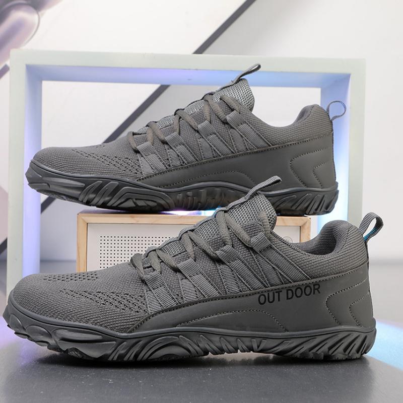 

Новая мужская обувь Более широкая обувь для хайкинга Сетчатая обувь для босиком Мужская повседневная обувь Легкая обувь с широким носком Для улицы Большой размер Мужские кроссовки 46 серый