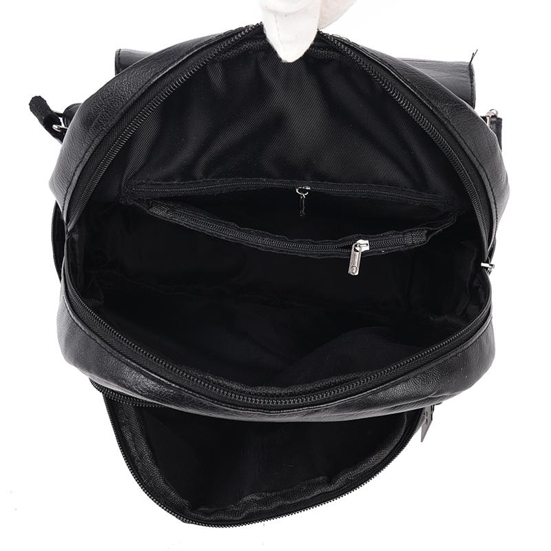 NOVÉ vysoce kvalitní dámské batohy z měkké kůže Retro jednobarevná taška přes rameno Velkokapacitní cestovní školní taška pro dívky