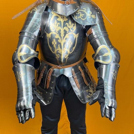 Medieval Anton Peffenhauser-Inspired Medieval Half Armor  Battle-Ready Knight Suit Authentic Wearable Warrior Gear  Gift for Collectors